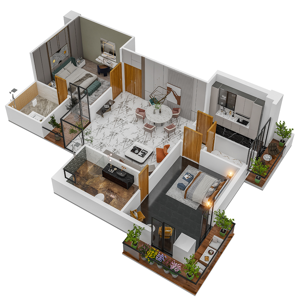 2 Bedroom apartment Type-B6